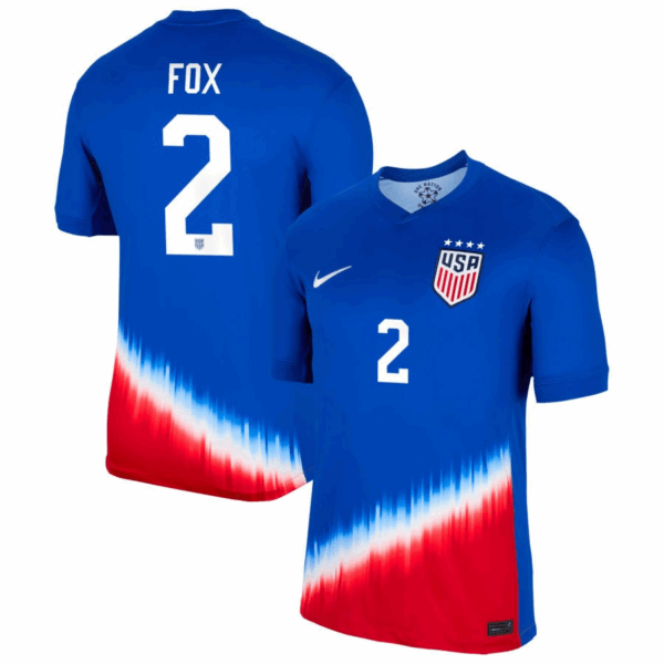 Alex Morgan #13 – U.S. Women’s National Team (USWNT) 2024 Away Stadium Player Jersey – Royal Blu - Image 3