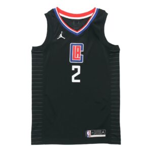 Air Jordan NBA Basketball Sports Jersey SW Fan Edition 20-21 Season Los Angeles Clippers Leonard 2 Black CV9480-011 | ICNY SPORT