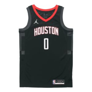 Air Jordan NBA Basketball Sports Jersey SW Fan Edition 20-21 Season Rockets Version Westbrook 0 Black CV9478-010 | ICNY SPORT