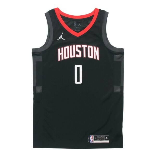 Air Jordan NBA Basketball Sports Jersey SW Fan Edition 20-21 Season Rockets Version Westbrook 0 Black CV9478-010 | ICNY SPORT