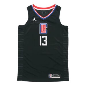 Air Jordan NBA SW Fan Edition Los Angeles Clippers Jersey 2020-21 Season George No. 13 Black CV9480-012 | ICNY SPORT