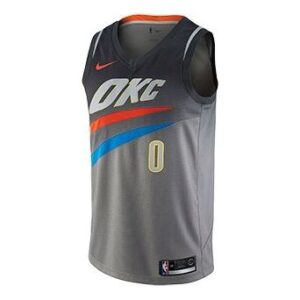 Nike NBA Oklahoma City Thunder Russell Westbrook City Swingman Jersey Gray 912134-040 | ICNY SPORT