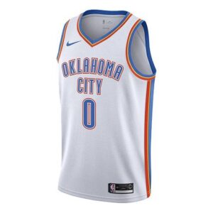 Nike NBA SW 19-20 Russell Westbrook Thunder Association Edition Swingman Jersey White AV4953-100 | ICNY SPORT