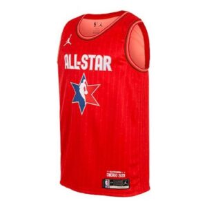 Men's Air Jordan NBA Sports Basketball 20 All-Star Curry 30 Red Jersey CJ1063-658 | ICNY SPORT