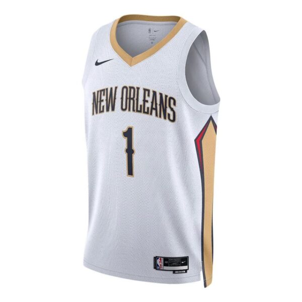 Nike Dri-FIT NBA New Orleans Pelicans Zion Williamson Association Edition 2022/23 Swingman Jersey DN2086-100 | ICNY SPORT