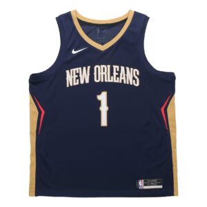 Nike NBA Zion Williamson New Orleans Pelicans 2022/23 Icon Edition Swingman Jersey #1 CW3674-424 | ICNY SPORT