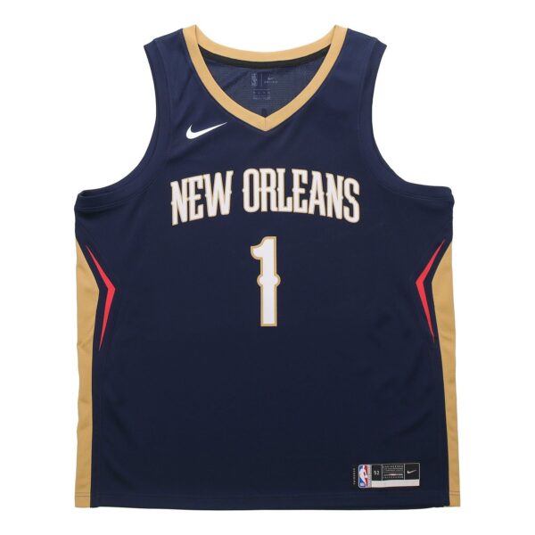 Nike NBA Zion Williamson New Orleans Pelicans 2022/23 Icon Edition Swingman Jersey #1 CW3674-424 | ICNY SPORT