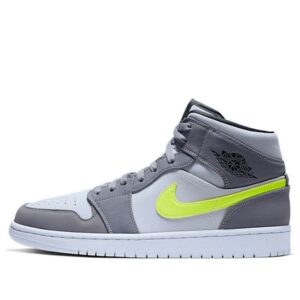 Air Jordan 1 Mid 'Gunsmoke Volt' 554724-072 | ICNY SPORT