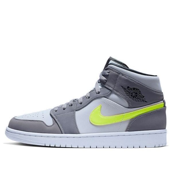 Air Jordan 1 Mid 'Gunsmoke Volt' 554724-072 | ICNY SPORT