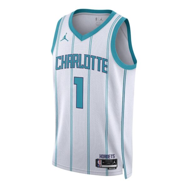 Air Jordan Dri-FIT NBA Charlotte Hornets Lamelo Ball Association Edition 2022/23 Swingman Jersey DN2071-100 | ICNY SPORT