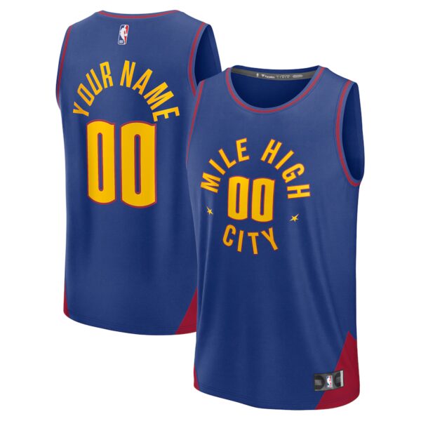 Men’s Russell Westbrook #4 Denver Nuggets Jersey – 2024 Icon Edition | Navy Blue Stitched Basketball Jersey - Image 3