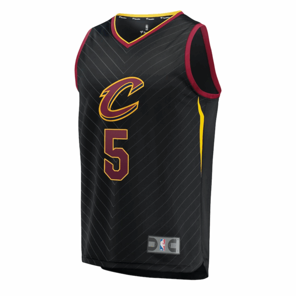 J.R. Smith #5 – Cleveland Cavaliers Replica Jersey – Statement Edition (Black) - Image 3