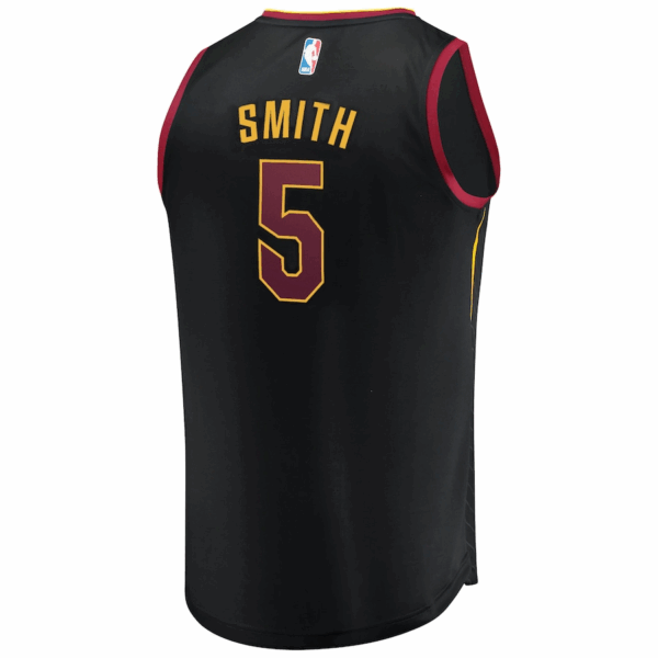 J.R. Smith #5 – Cleveland Cavaliers Replica Jersey – Statement Edition (Black) - Image 2