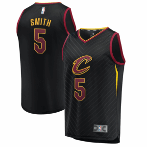 J.R. Smith #5 – Cleveland Cavaliers Replica Jersey – Statement Edition (Black)