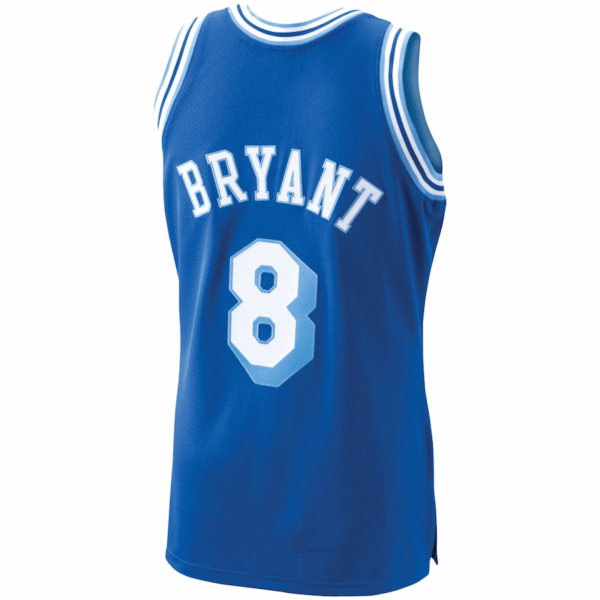 Kobe Bryant #8 – Los Angeles Lakers 1996–97 Hardwood Classics Jersey (Royal Blue) - Image 4