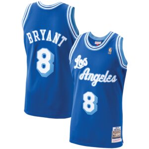 Men’s Kobe Bryant #8 Los Angeles Lakers Jersey – 1996-97 Hardwood Classics Royal Blue | Mitchell & Ness Throwback NBA Jersey