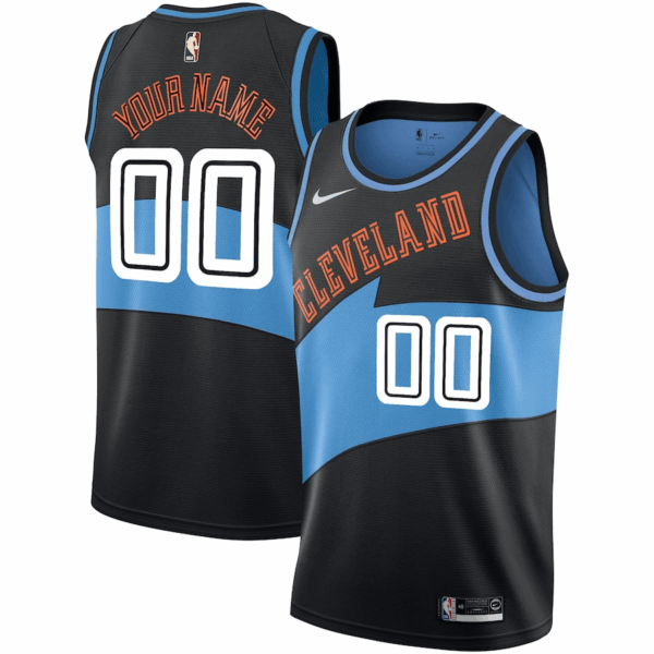 Darius Garland #10 – Cleveland Cavaliers Hardwood Classics Swingman Jersey – Black - Image 3