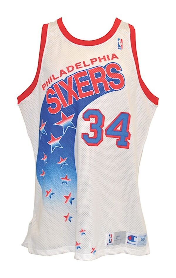 Men’s Charles Barkley #34 76ers Jersey – 1991-92 Game Star Edition | Philadelphia Throwback Basketball Jersey - Image 4