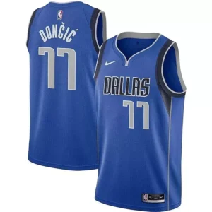 Men’s Luka Dončić #77 Dallas Mavericks Jersey – Nike Swingman Royal Blue | Official NBA Basketball Jersey