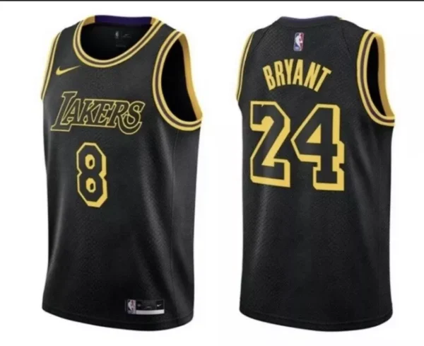 Men’s Kobe Bryant #8 Lakers Jersey – Black 8.24 Mamba Day Special Edition | Tribute Basketball Jersey - Image 4