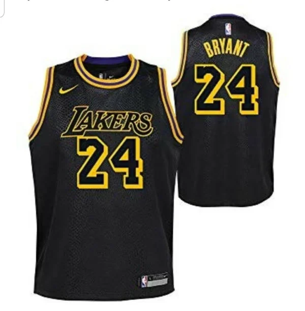 Men’s Kobe Bryant #24 Lakers Jersey – Black Mamba Forever Legend Edition | Tribute Basketball Jersey