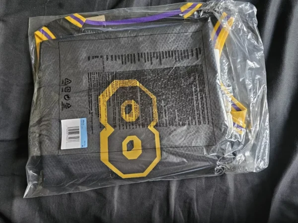 Men’s Kobe Bryant #24 Lakers Jersey – Earned Edition Black | Nike Swingman NBA Tribute Jersey - Image 3