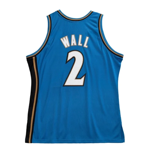 Men’s John Wall #2 Washington Wizards Jersey – 2010-11 Hardwood Classics | Mitchell & Ness Blue Throwback NBA Jersey - Image 2