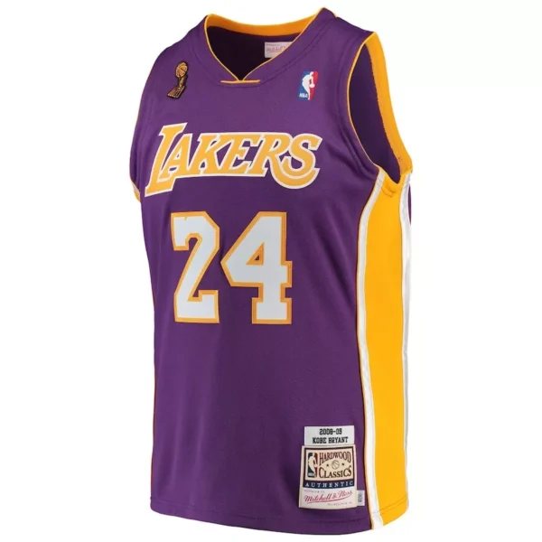 Youth Kobe Bryant #24 Lakers Jersey – Statement Edition Purple | Kids NBA Basketball Jersey - Image 3