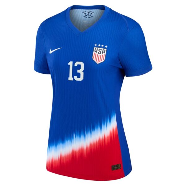Women’s Alex Morgan #13 USWNT Jersey – 2024 Away Stadium Edition Royal Blue | Official Nike Soccer Player Jersey - Image 2