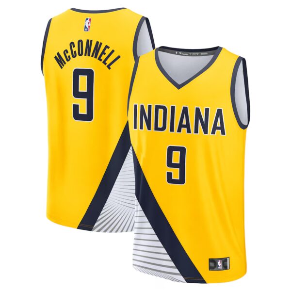 Men’s Ben Sheppard #26 Indiana Pacers Jersey – 2023 Draft Statement Edition Yellow | Stitched NBA Basketball Jersey - Image 3